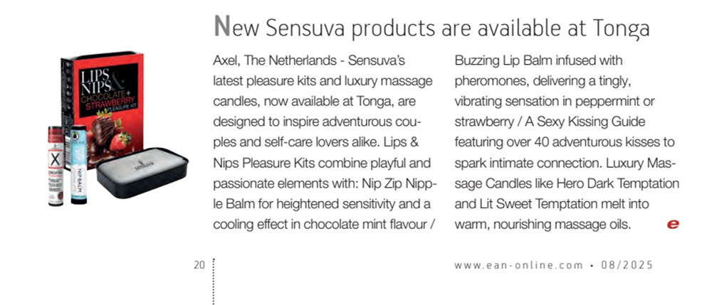 2025-08 EAN - Sensuva